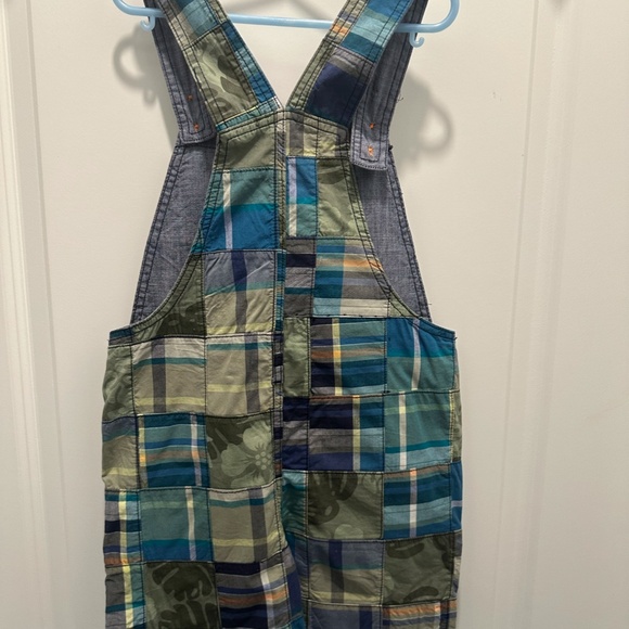 Gymboree plaid overalls - Picture 5 of 8